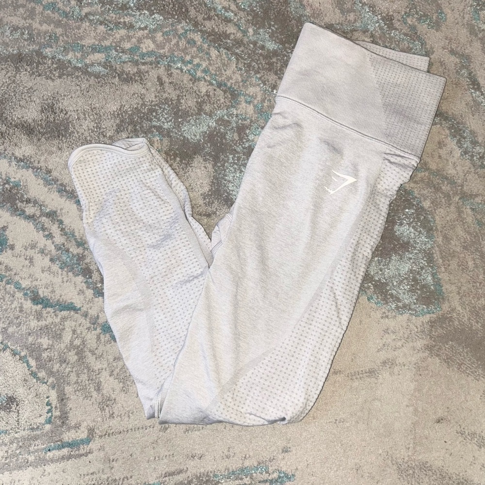 Gymshark Light Gray High-Waisted Leggings